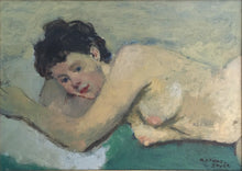 Untitled (Reclining Nude) Oil | Raphael Soyer,{{product.type}}