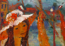 French Painting of a Girl