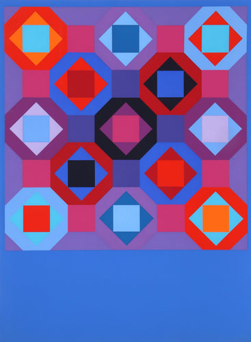 Untitled Screenprint | Victor Vasarely,{{product.type}}