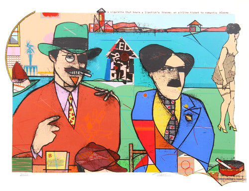 A Cigarette that Bears a Lipstick's traces... Lithograph | Richard Merkin,{{product.type}}