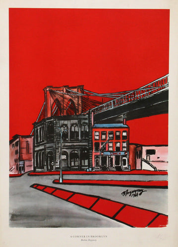 A Corner in Brooklyn (large) Poster | Burhan Dogançay,{{product.type}}