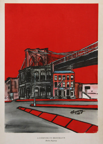 A Corner in Brooklyn Poster | Burhan Dogançay,{{product.type}}