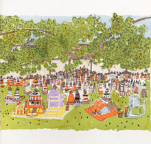 A Day at the Park Lithograph | Susan Pear Meisel,{{product.type}}