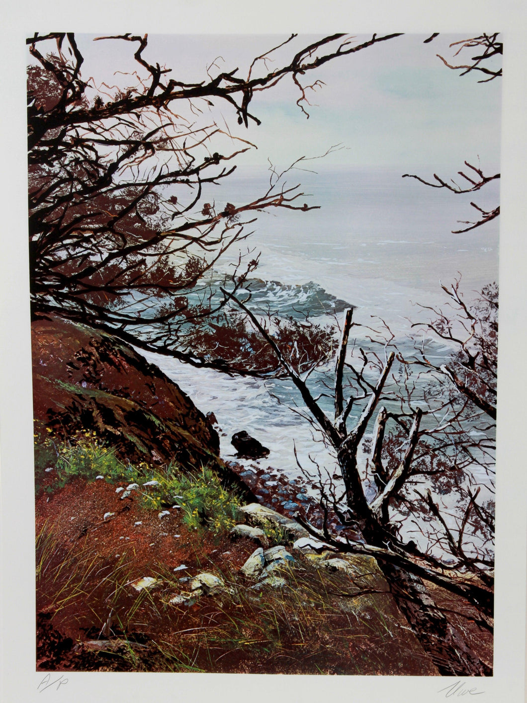 A Downward Glance Lithograph | Uwe Werner,{{product.type}}