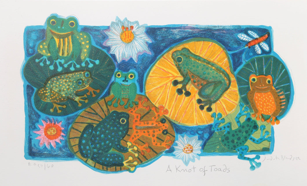 A Knot of Toads Lithograph | Judith Bledsoe,{{product.type}}