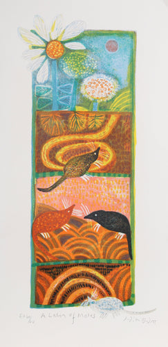 A Labon of Moles Lithograph | Judith Bledsoe,{{product.type}}