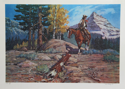 A Last Look Back Lithograph | Noel Daggett,{{product.type}}