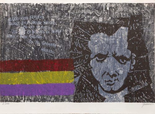 A Lorca Lithograph | Antonio Frasconi,{{product.type}}