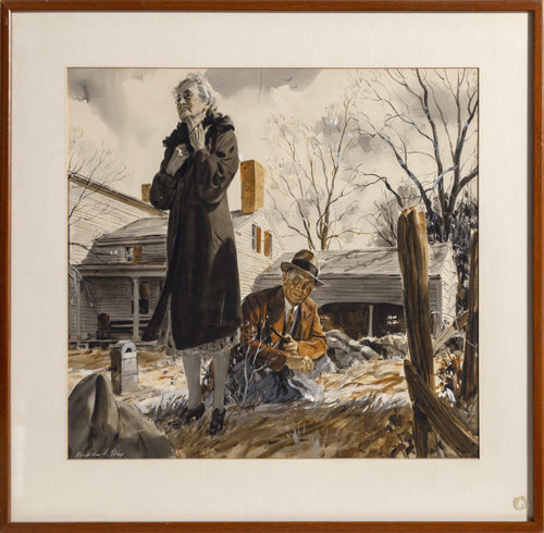 A Man's Mother, Saturday Evening Post Watercolor | Nicholas Riley,{{product.type}}