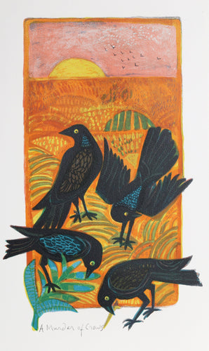 A Murder of Crows Lithograph | Judith Bledsoe,{{product.type}}