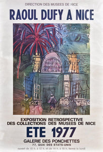 A Nice - Exposition Retrospective Poster | Raoul Dufy,{{product.type}}