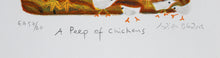 A Peep of Chickens Lithograph | Judith Bledsoe,{{product.type}}