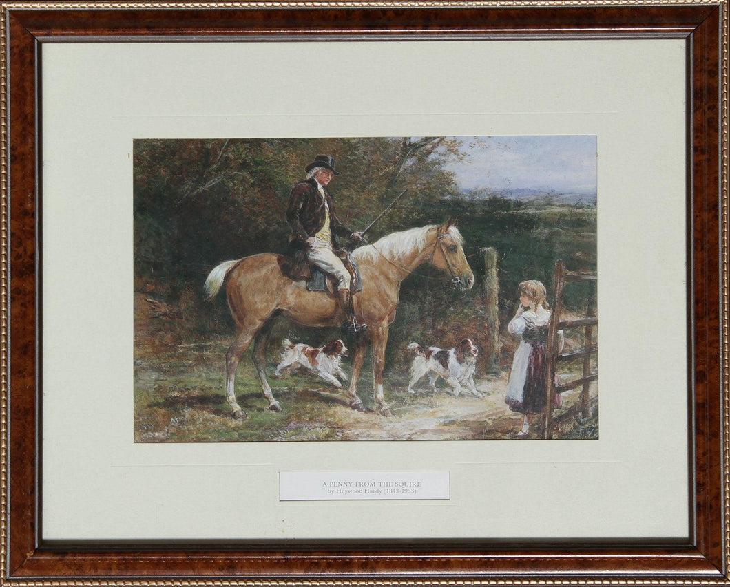 A Penny from the Squire Poster | Heywood Hardy,{{product.type}}