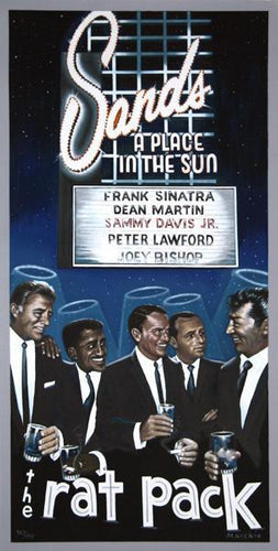 A Place in the Sun from the Rat Pack series Screenprint | Nicholas Macchio,{{product.type}}
