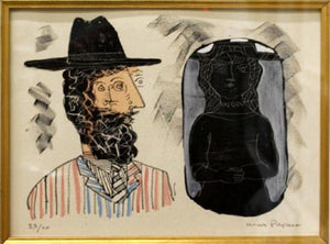 A Rabbi Lithograph | Max Papart,{{product.type}}