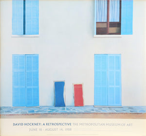 A Retrospective: The Metropolitan Museum of Art Poster | David Hockney,{{product.type}}