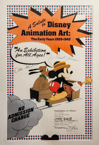 A Salute to Disney Animation Art: The Early Years 1928 - 1942 Poster | Walt Disney Studios,{{product.type}}