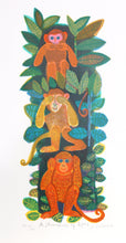 A Shrewdness of Apes Lithograph | Judith Bledsoe,{{product.type}}