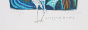 A Siege of Herons Lithograph | Judith Bledsoe,{{product.type}}
