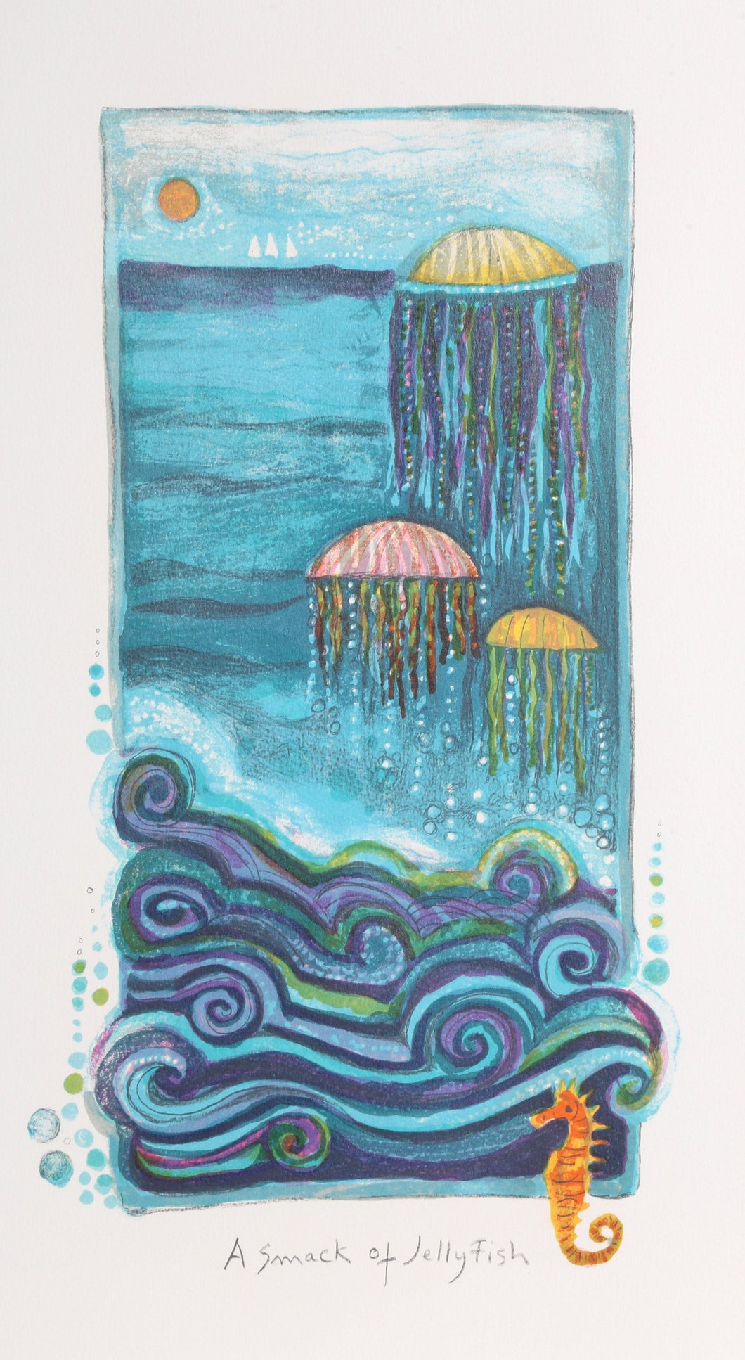 A Smack of Jellyfish Lithograph | Judith Bledsoe,{{product.type}}