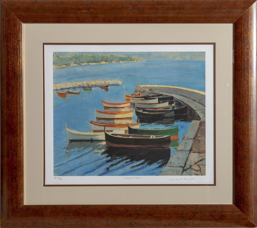 A Study of Boats Lithograph | Winston Churchill,{{product.type}}
