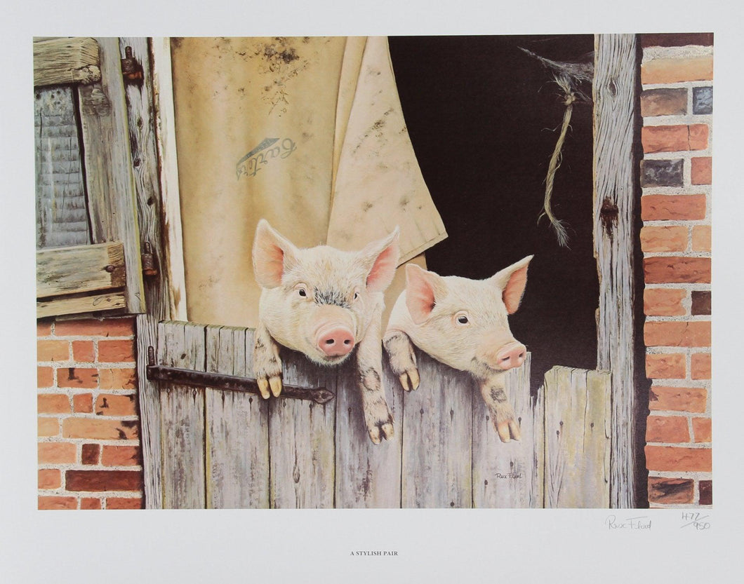A Stylish Pair Lithograph | Rex Flood,{{product.type}}