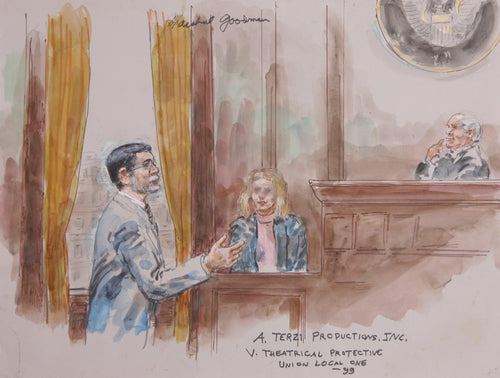 A Terzi Productions Incorporated v. Theatrical Protective Union Local 1 Watercolor | Marshall Goodman,{{product.type}}