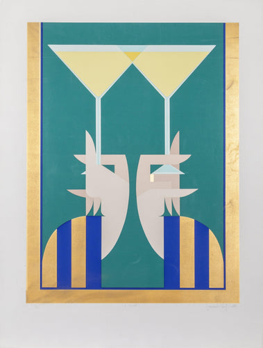 A Toast Screenprint | Giancarlo Impiglia,{{product.type}}