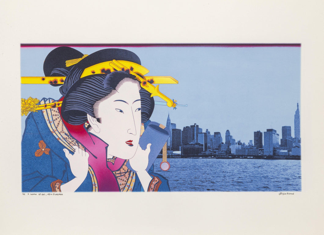 A Woman of Edo, after Kunisada Digital | Michael Knigin,{{product.type}}