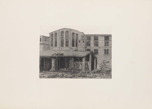 Abandoned Building Etching | Gianni Cacciarini,{{product.type}}
