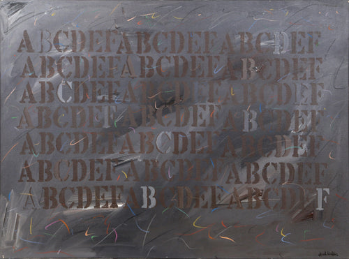 ABCDEF Acrylic | Nick Wallis,{{product.type}}