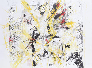 Abecedario (Yellow) Etching | Sandro Martini,{{product.type}}