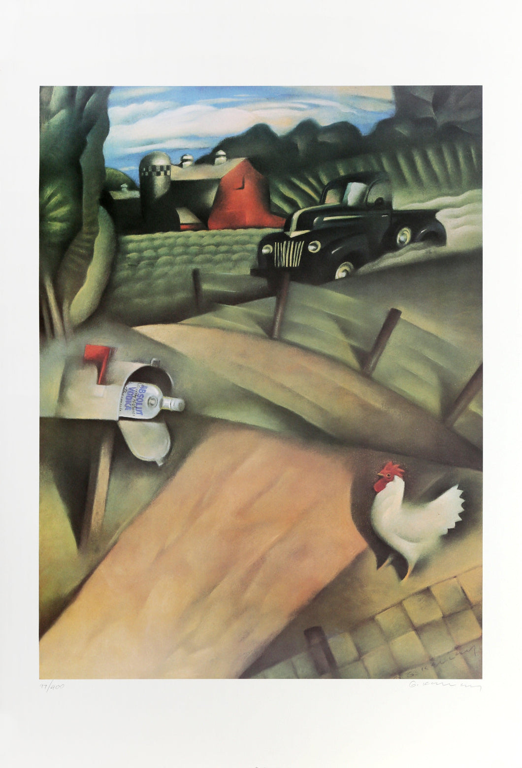 Absolut Statehood: Iowa Lithograph | Gary Kelley,{{product.type}}