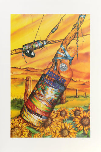 Absolut Statehood: Kansas Lithograph | Gordan Sherman,{{product.type}}