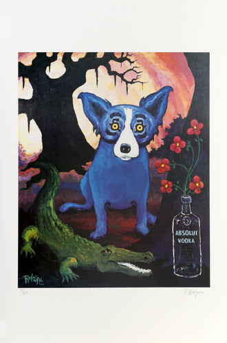 Absolut Statehood: Louisiana Lithograph | George Rodrigue,{{product.type}}
