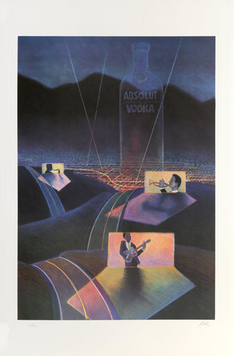 Absolut Statehood: Nevada Lithograph | Unknown Artist,{{product.type}}