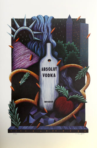 Absolut Statehood: New York Lithograph | Ellen Steinfeld,{{product.type}}
