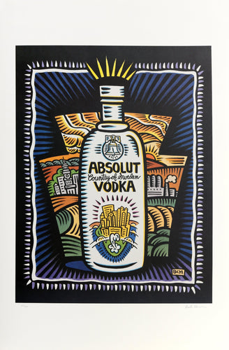 Absolut Statehood: Pennsylvania Lithograph | Burton Morris,{{product.type}}