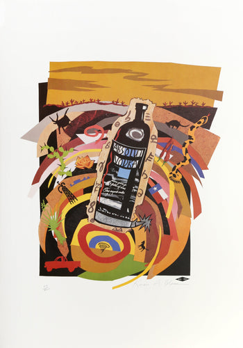 Absolut Statehood: Texas Lithograph | Karen Blessen,{{product.type}}