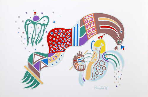 Abstract 1 Screenprint | Wassily Kandinsky,{{product.type}}