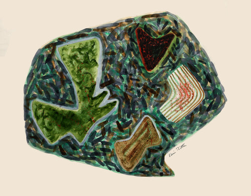 Abstract #3 Watercolor | Chris Ritter,{{product.type}}