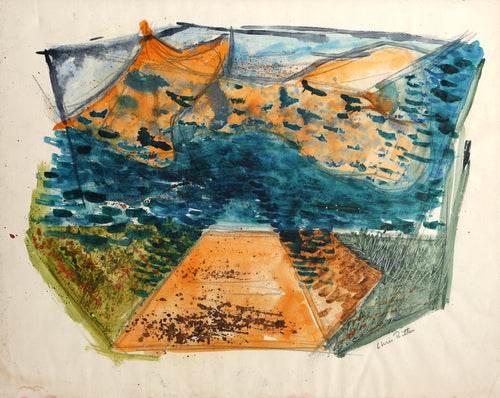 Abstract #4 Watercolor | Chris Ritter,{{product.type}}