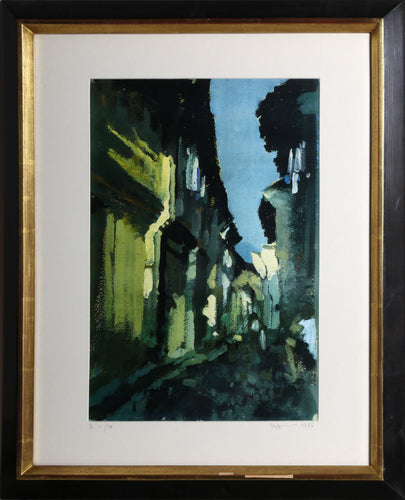 Abstract Cityscape Lithograph | Unknown Artist,{{product.type}}