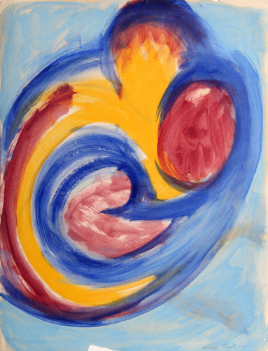 Abstract Composition 1 Gouache | Theo Hios,{{product.type}}