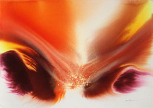 Abstract Fire Angel Watercolor | Mac Jamison,{{product.type}}