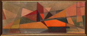 Abstract Geometric Landscape (63) Oil | John F. Leonard,{{product.type}}