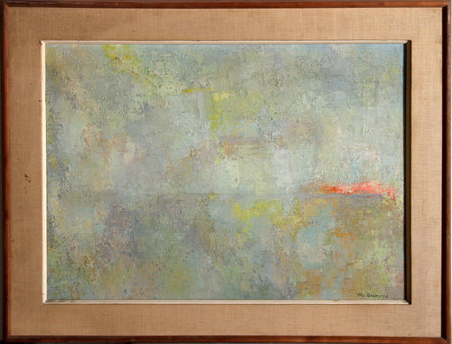 Abstract Grey Landscape Oil | Miriam Bromberg,{{product.type}}