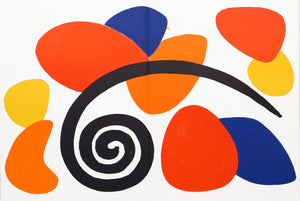 Abstract II from Derriere Le Miroir, February 1966 Lithograph | Alexander Calder,{{product.type}}