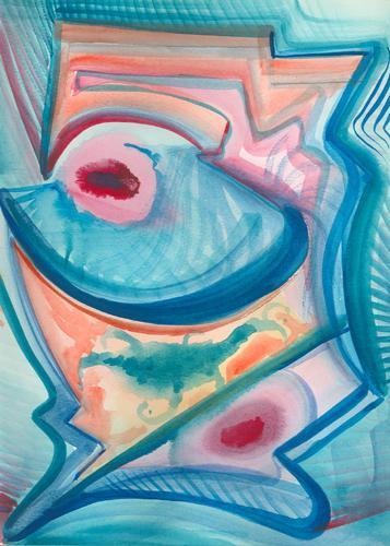 Abstract II Watercolor | Harold Wallerstein,{{product.type}}