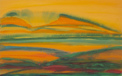 Abstract Landscape Watercolor | Joseph Grippi,{{product.type}}